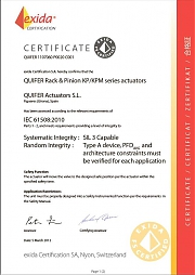 Сертификат QUIFER SIL3